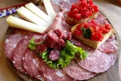 antipasti misti bar osteria monteriggioni